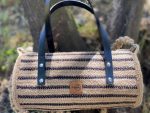 Cartera tubular de Yute trenzado